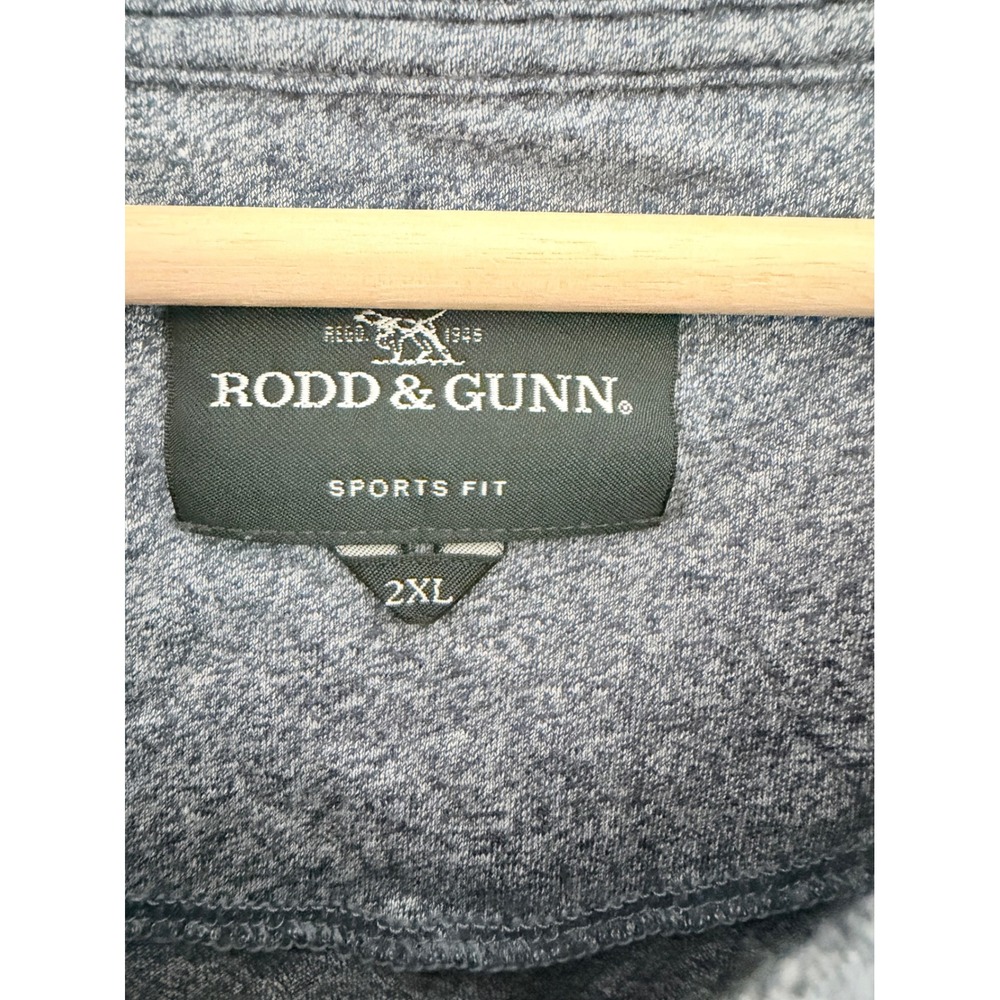 Rodd & Gunn T-Shirt Mens Blue Gray Sports Fit Australian Cotton Logo 2XL - Picture 3 of 6